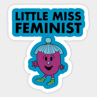 Little Miss Feminist Sticker